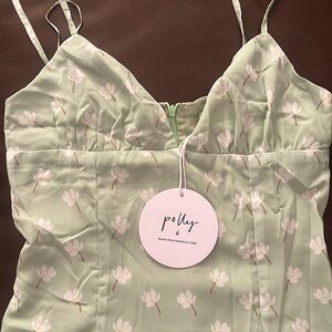 Princess Polly light green dress size US 6